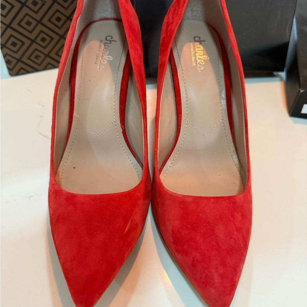 Charles by Charles David Vibrant Red Women's Heels